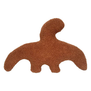 Brown Dinosaur Nugget Plushies-Enchanted peach