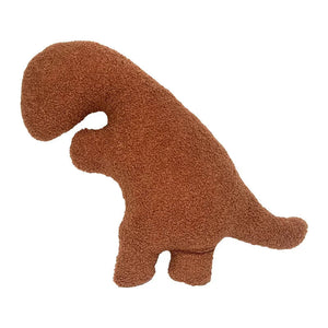 Brown Dinosaur Nugget Plushies-Enchanted peach