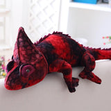 Brown & Red Chameleon Plush-Enchanted peach