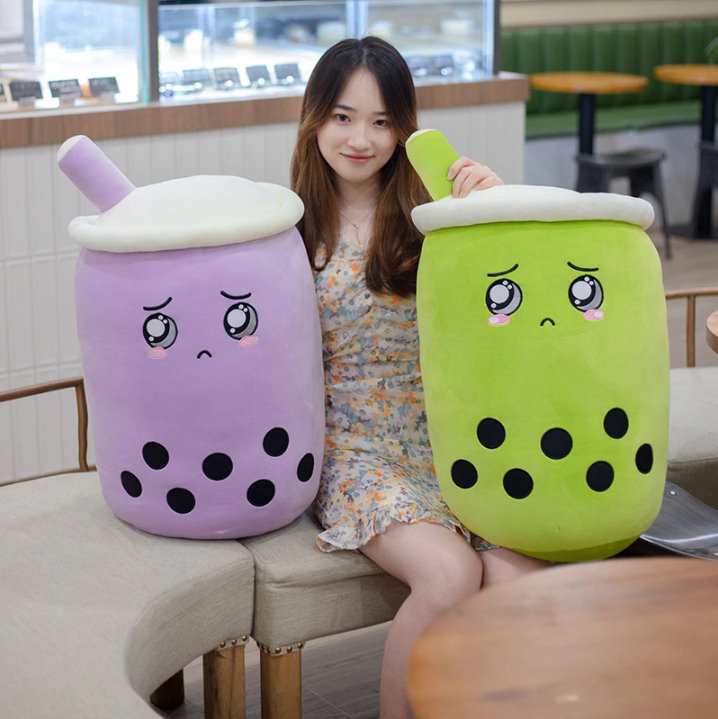 Bubble Tea Family Taro & Matcha Edition-Enchanted peach