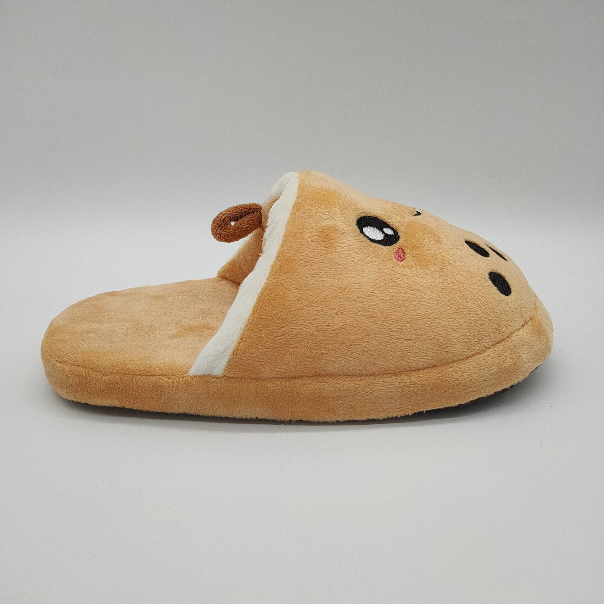 Bubble Tea Plush Slippers-Enchanted peach