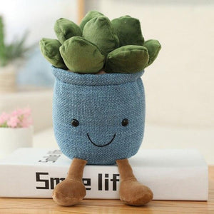 Buddy Moonstones Flower Pot Plush-Enchanted peach