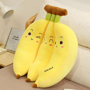 Bunch of Silly Banana Plushies-Enchanted peach