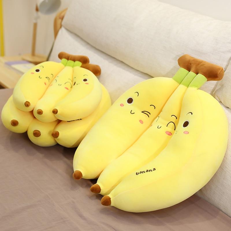 Bunch of Silly Banana Plushies-Enchanted peach