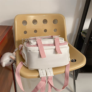 Bunny Pastel Backpack Bag-Enchanted peach