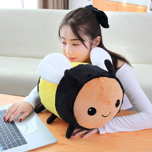 Busy Bugs Ladybird Bumblebee Plushies-Enchanted peach