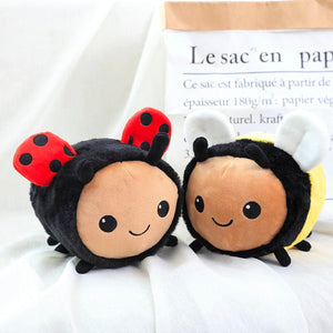 Busy Bugs Ladybird Bumblebee Plushies-Enchanted peach