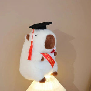 Capybara Graduation Plushies-Enchanted peach