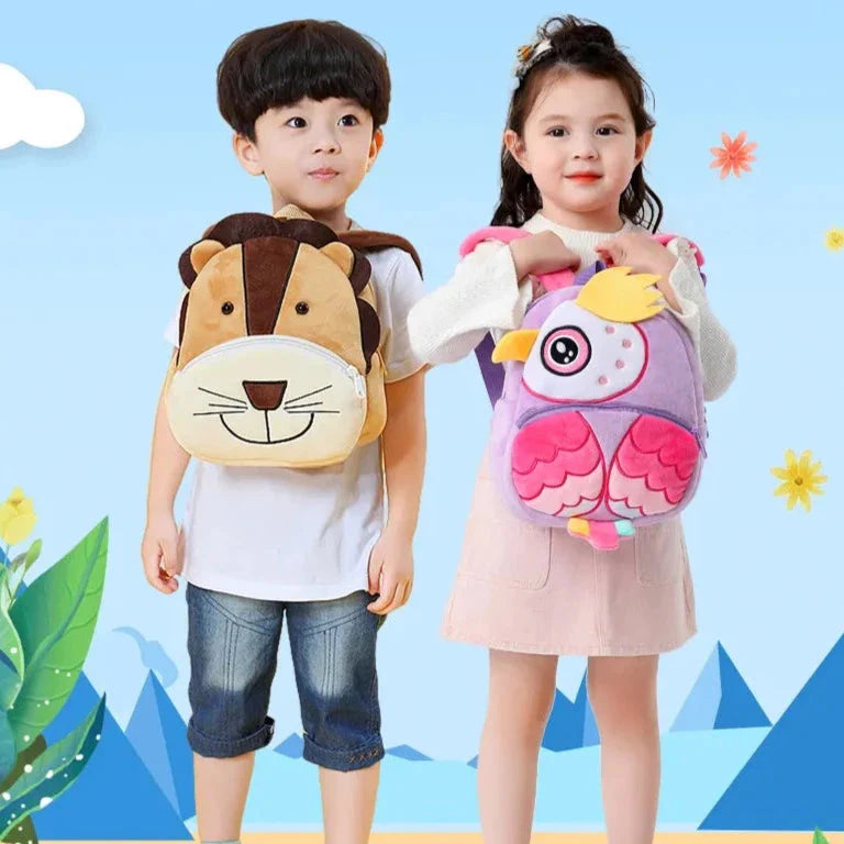 Cartoon Animal Children's BackPack Collection-Enchanted peach