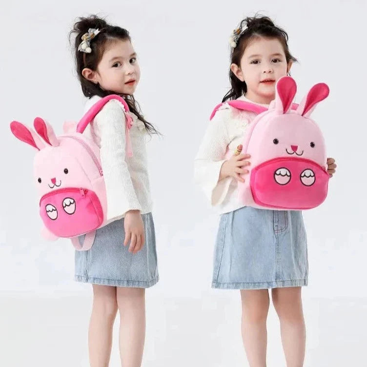 Cartoon Animal Children's BackPack Collection-Enchanted peach