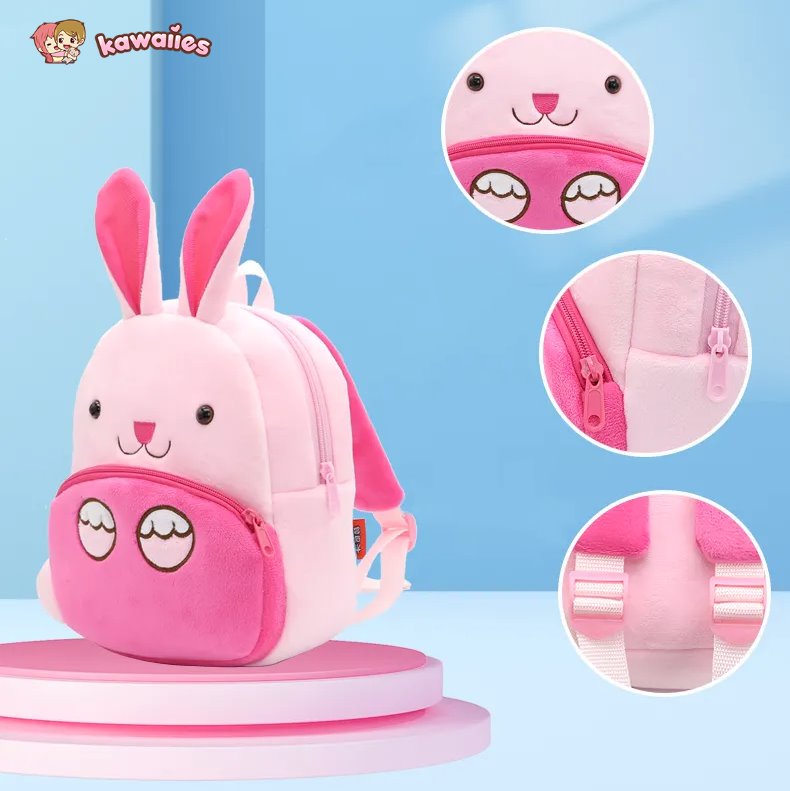 Cartoon Animal Children's BackPack Collection-Enchanted peach