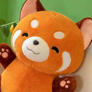 Chai the Kawaii Red Panda Plushie-Enchanted peach