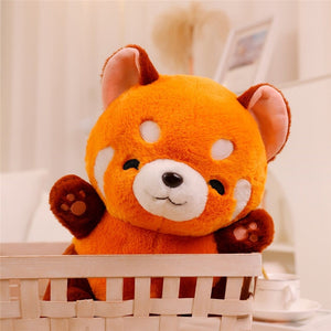 Chai the Kawaii Red Panda Plushie-Enchanted peach