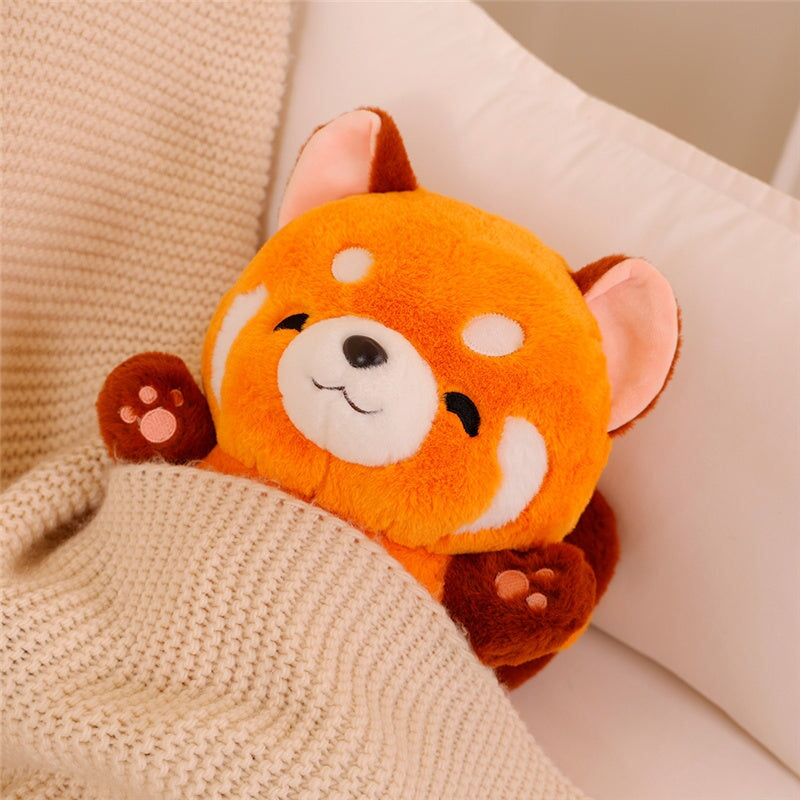 Chai the Kawaii Red Panda Plushie-Enchanted peach