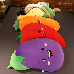 Cheerful Vegetables Plushies-Enchanted peach