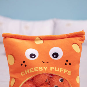 Cheesy Puffs Snack Bags-Enchanted peach