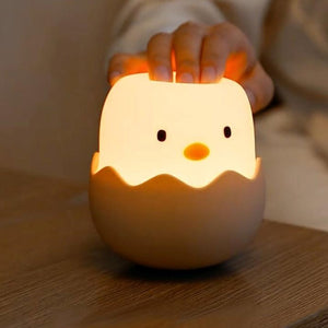 Chick Hatching USB Rechargeable Night Lamp-Enchanted peach