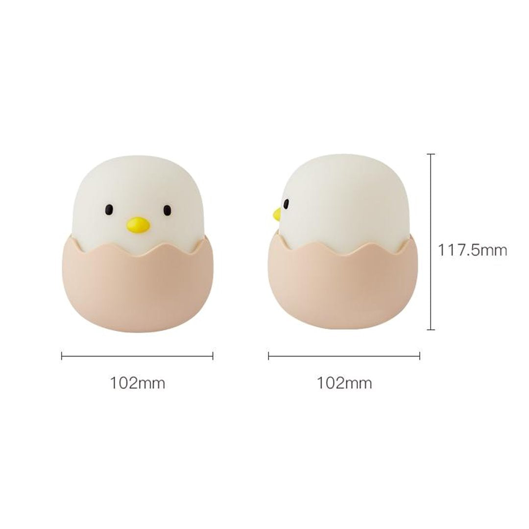 Chick Hatching USB Rechargeable Night Lamp-Enchanted peach