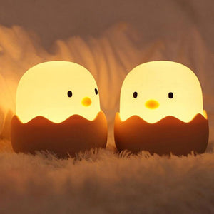 Chick Hatching USB Rechargeable Night Lamp-Enchanted peach