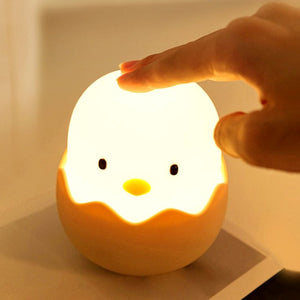 Chick Hatching USB Rechargeable Night Lamp-Enchanted peach