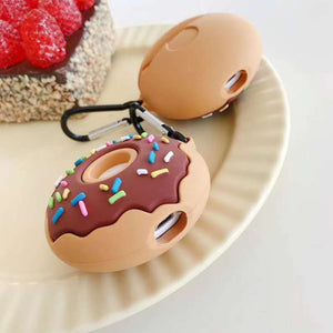 Chocolate Donut Airpods Case (1&2)-Enchanted peach