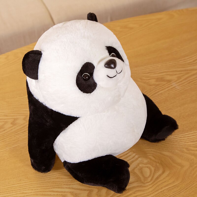 Chonky Fat Bear Panda Polar Bear Plushies-Enchanted peach