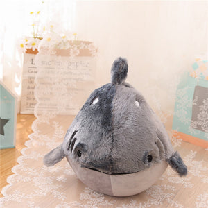 Chonky Shark Plush-Enchanted peach