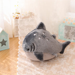 Chonky Shark Plush-Enchanted peach