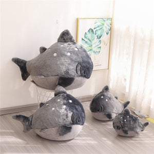 Chonky Shark Plush-Enchanted peach