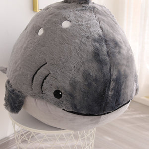 Chonky Shark Plush-Enchanted peach