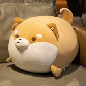 Chonky Shiba Squad Plushies-Enchanted peach