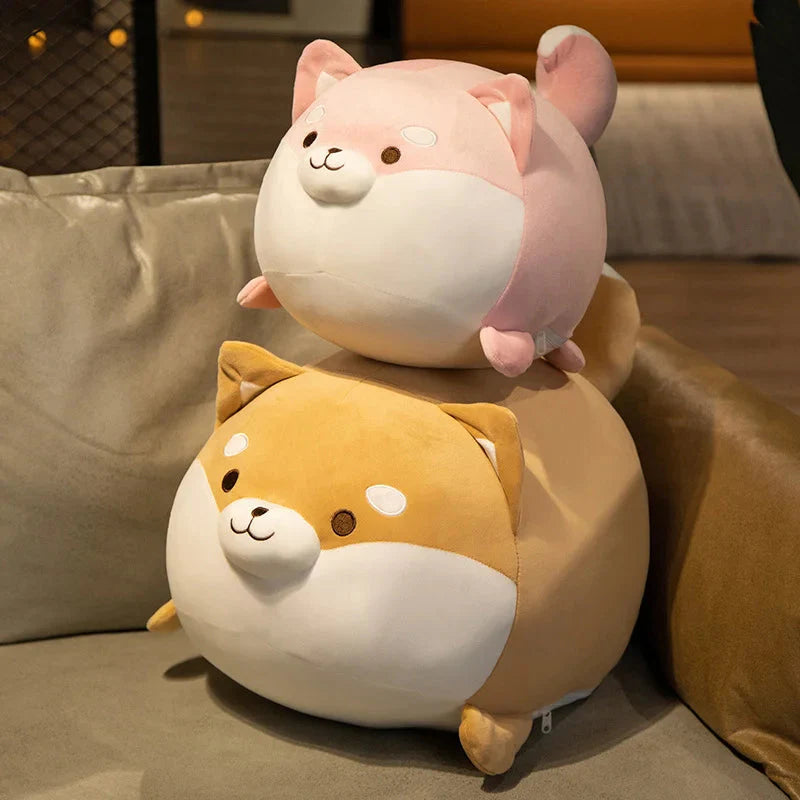 Chonky Shiba Squad Plushies-Enchanted peach