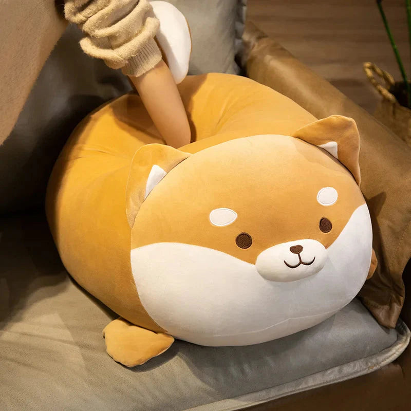 Chonky Shiba Squad Plushies-Enchanted peach