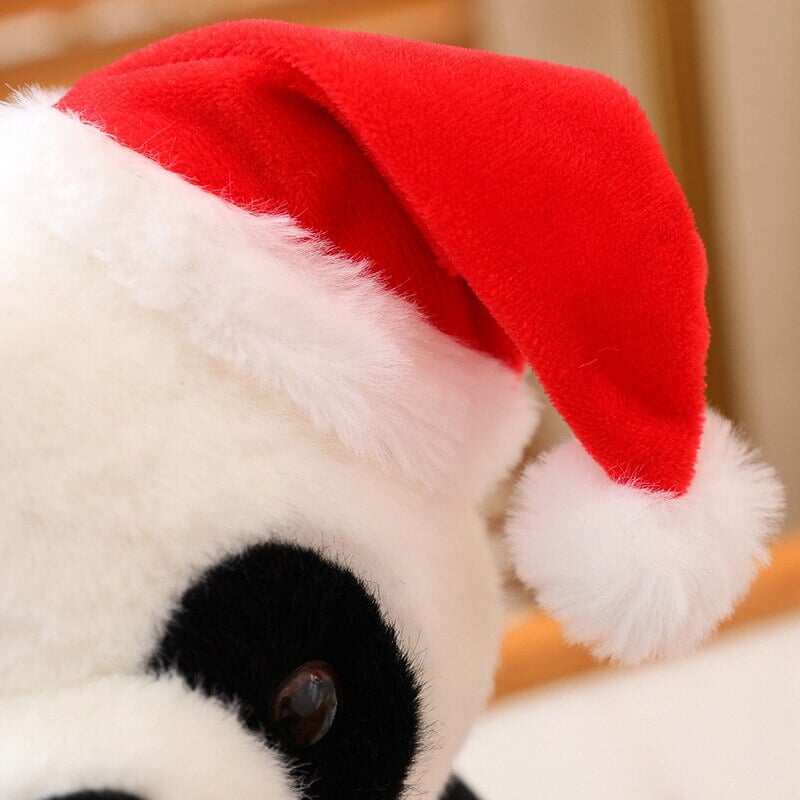 Christmas Santa Panda Plushies-Enchanted peach