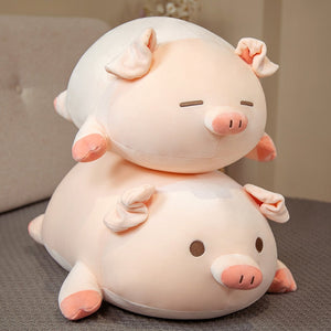 Chubby Chonky Pink Piggy Plushies | NEW-Enchanted peach