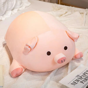 Chubby Chonky Pink Piggy Plushies | NEW-Enchanted peach