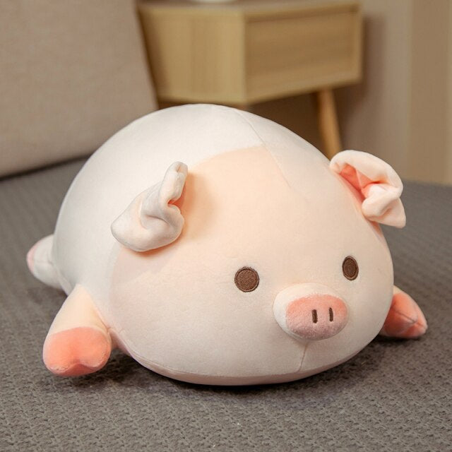 Chubby Chonky Pink Piggy Plushies | NEW-Enchanted peach