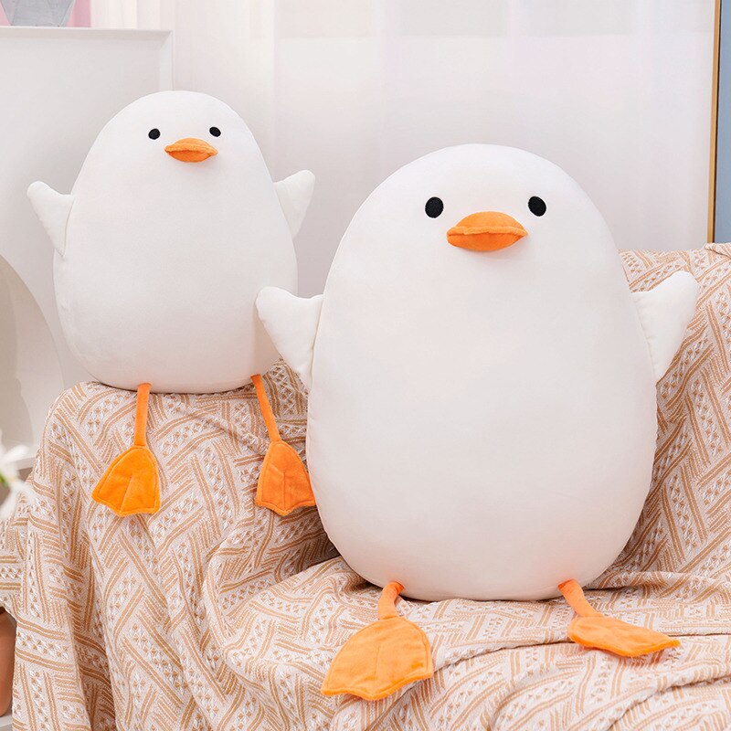 Chubby Kawaii Seagull Plushie-Enchanted peach