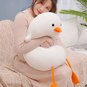 Chubby Kawaii Seagull Plushie-Enchanted peach