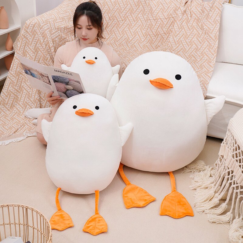 Chubby Kawaii Seagull Plushie-Enchanted peach