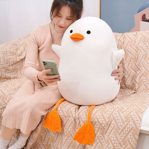 Chubby Kawaii Seagull Plushie-Enchanted peach