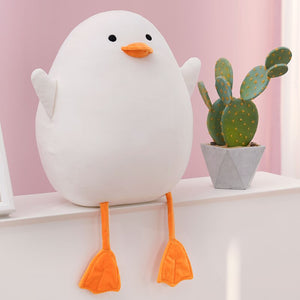 Chubby Kawaii Seagull Plushie-Enchanted peach