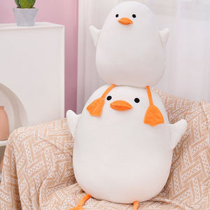 Chubby Kawaii Seagull Plushie-Enchanted peach