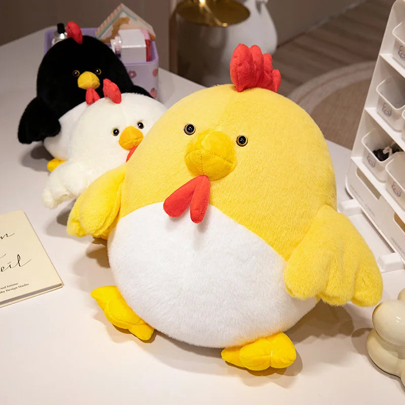 Chunky Chicken Plushies-Enchanted peach