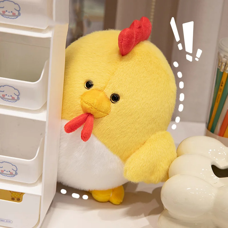 Chunky Chicken Plushies-Enchanted peach