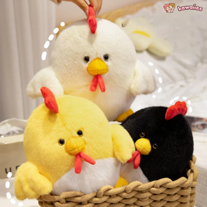 Chunky Chicken Plushies-Enchanted peach