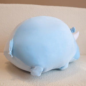 Cleo the Kawaii Chunky Rhino Plush-Enchanted peach