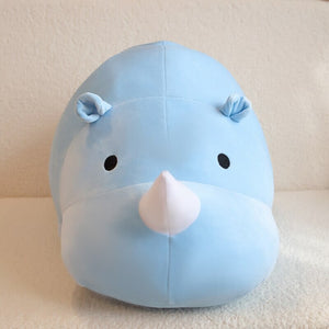 Cleo the Kawaii Chunky Rhino Plush-Enchanted peach