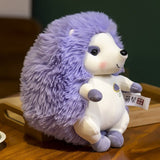 Colorful Sitting Hedgehog Family Plushies-Enchanted peach