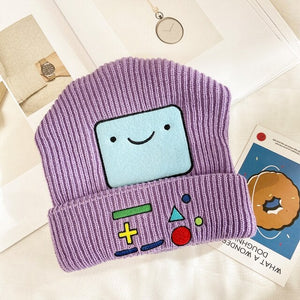 Colourful BMO Robot Beanie Hat-Enchanted peach